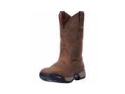 Dan Post Work Boots Mens Hudson WP ST Leather 8.5 W Brown DP69862