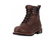 Dan Post Work Boot Men Crusher ST Lace Up Leather 10.5 M Brown DP67381