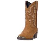 Laredo Western Boot Boys Tobi Cowboy Stitching 11.5 Child Brown LC2222