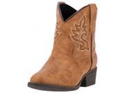 Laredo Western Boots Girls Chloe Cowgirl R Toe 11.5 Child Brown LC2294