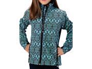 Roper Jacket Girls Zipper Long Sleeve S Turquoise 03 298 0780 0650 BU