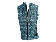 Roper Western Vest Girls Zipper XL Turquoise 03 298 0781 0650 BU