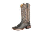 Stetson Western Boots Mens Stacked Heel 11 D Black 12 020 8839 0386 BL