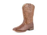 Roper Western Boots Boys Square Toe 11 Child Brown 09 018 1900 1701 BR
