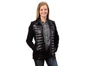 Roper Jacket Womens Zipper Long Sleeve L Black 03 098 0693 0603 BL