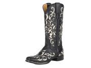 Stetson Western Boots Womens Leather Ivy 7.5 Black 12 021 8601 1081 BL