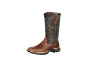 Durango Western Boots Womens Rebel Ostrich Embossed 9 M Brown DRD0149