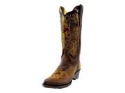 Gameday Boots Womens Wyoming Leather Pointed Toe 9 B Brass WY L328 1