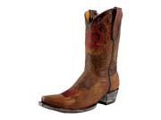 Gameday Boots Womens Montana Distressed Snip 8 B Brass MTS L128 1