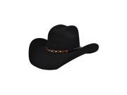 Alamo Cowboy Hat Jack Fur Idaho Scalloped 7 1 4 Black 33040