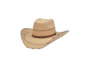 Alamo Cowboy Hat Reno Rattlesnake Palm Leaf 7 1 4 Tan 28175