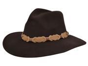 Alamo Cowboy Hat Crushable Felt Keeneland Fabric S Brown 24070