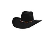 Alamo Cowboy Hat Felt Prescott Synthetic 7X 7 3 8 Black 24810