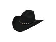 Alamo Cowboy Hat Pennington Felt Wind Concho 7 1 8 Black 24102