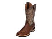 Ferrini Western Boots Mens Maverick Leather Square 9 EE Brown 15093 10