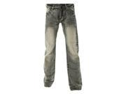 B. Tuff Western Denim Jeans Mens Throttle 28 Reg Bleach Wash MTHROT