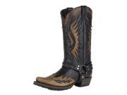Stetson Western Boots Mens Outlaw Wing 10 D Brown 12 020 6124 3632 BR