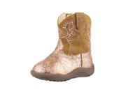 Roper Western Boots Girls Glitz 2 Infant Pink 09 016 1901 0995 PI