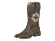 Roper Western Boot Women Aztec Embroidery 9 Brown 09 021 1900 0905 BR