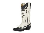 Stetson Western Boot Womens Underlays 8.5 Black 12 021 6105 1005 BL