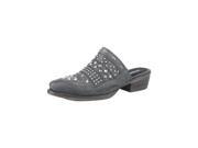 Roper Western Shoe Womens Slip On Studs 7 Black 09 021 0979 0405 BL
