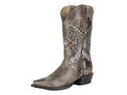 Roper Boots Womens Pull On Snip Toe 8.5 B Brown 09 021 7622 1400 BR