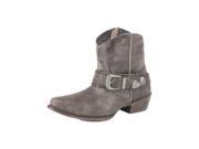 Roper Western Boot Womens Strap Buckle 7 Brown 09 021 0977 0705 BR
