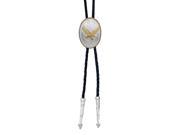 Montana Silversmiths Bolo Ties Mens Eagle 2 x 1.5 Silver Gold BT6