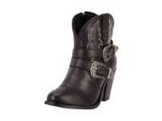 Dingo Western Boots Womens 6 Cowboy Milled Straps 7 M Black DI 760