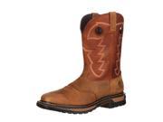 Rocky Western Boots Men 11 Original Ride Leather 10.5 W Tan RKYW039