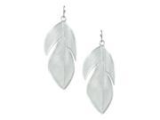 Montana Silversmiths Earrings Womens Floating Feather Silver ER2879