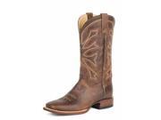 Stetson Boot Mens 13 Shaft Square Toe 9 D Brown 12 020 8839 0385 BR