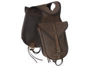 Tough 1 Western Horn Bag 2 Pockets Adjustable Closures Brown 61 9930