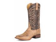 Stetson Western Boot Mens Leather 10 D Brown 12 020 8839 0388 BR