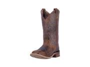 Laredo Western Boots Womens Ellery Stitched Square Toe 10 M Rust 5654