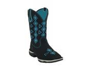 Laredo Western Boots Womens Venturer Woven Light 6.5 M Black 5950