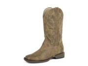 Roper Western Boots Boys Faux Leather 1 Child Tan 09 018 1900 1518 TA