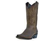 Laredo Western Boots Men Willow Creek Stitched Sniptoe 9.5 D Tan 68424