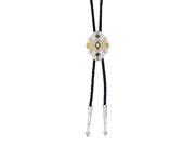 Montana Silversmiths Bolo Ties Mens Southwest Scalloped Silver BT190