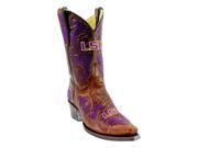 Gameday Boots Womens Louisiana 10 Shaft Snip 7 B Brass LSU L335 1