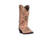 Laredo Western Boots Womens Emery Aztec Snakeskin 8 M Brown 52154