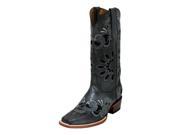 Ferrini Western Boots Womens Masquerade Cowboy 8.5 B Black 84071 04