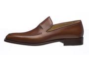 Ferrini Dress Shoes Mens Crocodile Loafer Lined 10.5 D Cognac FC3877
