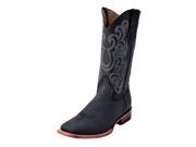 Ferrini Western Boots Mens Maverick Stitching Block 11.5 D Black 15193