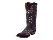 Ferrini Western Boots Women Masquerade Cowboy 8.5 B Chocolate 84061 09