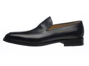 Ferrini Dress Shoes Mens Crocodile Loafer Lined 11 D Black FC3877