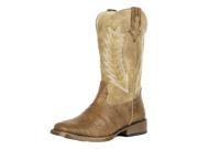 Roper Western Boots Boys Square Toe 6 Youth Brown 09 119 1900 0076 BR