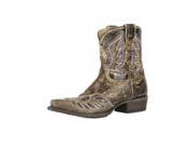 Stetson Western Boot Womens Eagle Inlay 7 B Brown 12 021 5105 1046 BR