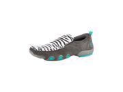 Roper Western Shoes Womens Zebra Moc 6 B Gray 09 021 1778 0127 GY