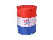 Tough 1 Collapsible Barrel Lightweight Nylon Red White Blue 58 4003S